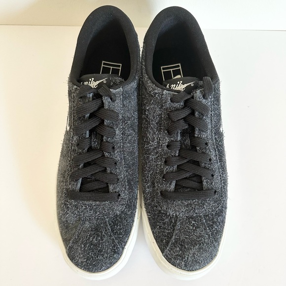 Nike Match Classic Preppy Suede Black Tennis Prep Sneaker - Picture 6 of 12